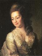 Levitsky, Dmitry Portrait of Maria Dyakova oil painting on canvas